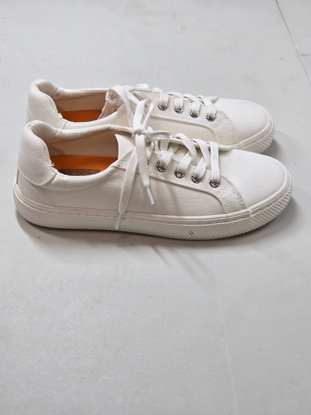 QUINCE Organic Eco Cotton Canvas Everyday Sneaker Women’s US 8.5 White 8912 - Picture 6 of 16